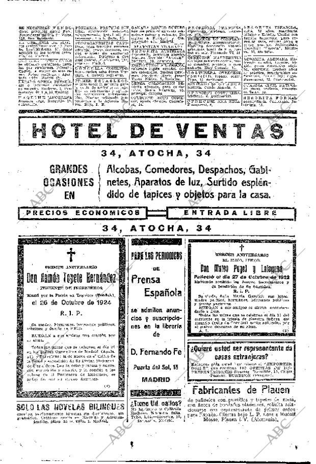 ABC MADRID 25-10-1925 página 43
