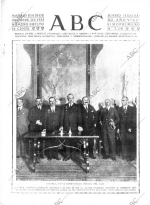 ABC MADRID 26-10-1925 página 1