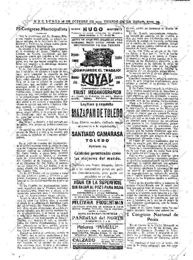 ABC MADRID 26-10-1925 página 14