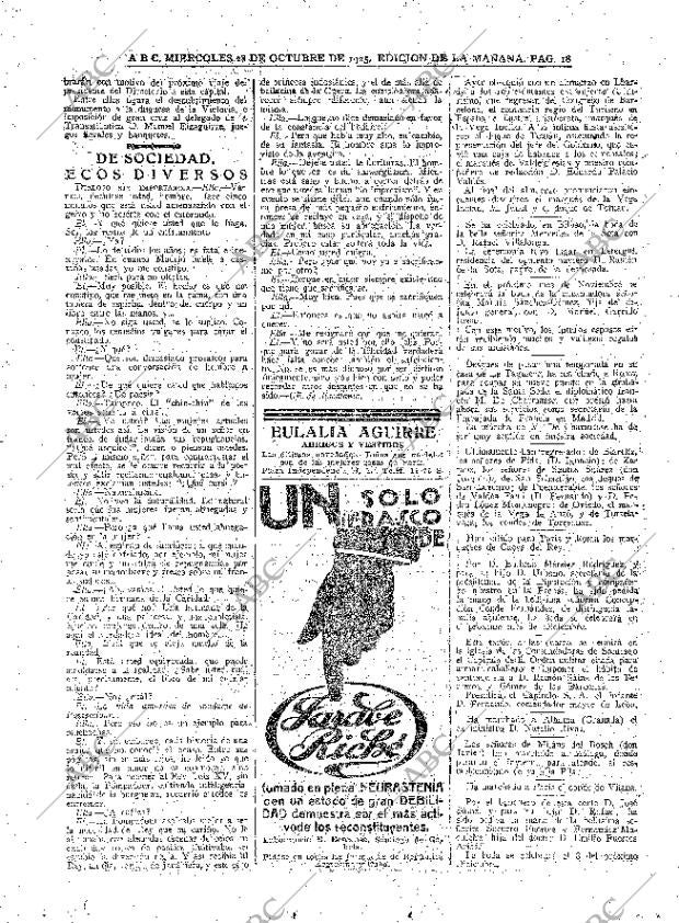 ABC MADRID 28-10-1925 página 18