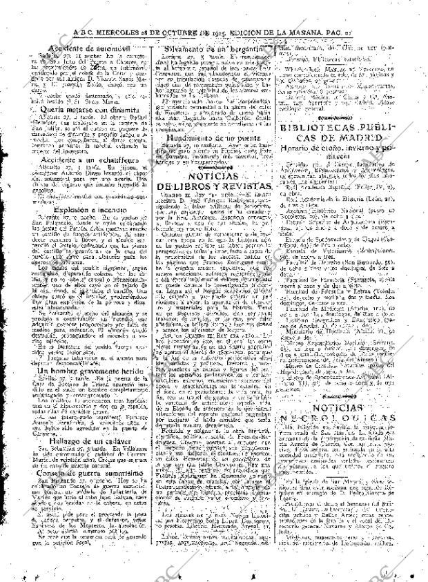ABC MADRID 28-10-1925 página 21