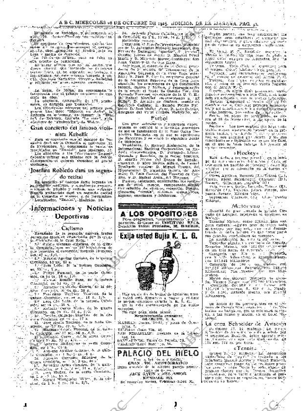 ABC MADRID 28-10-1925 página 30