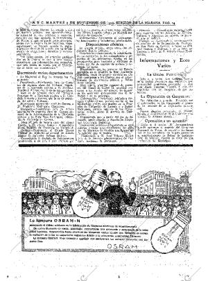 ABC MADRID 03-11-1925 página 14