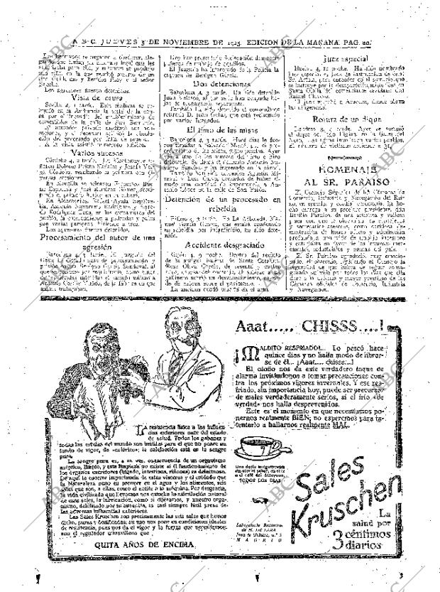 ABC MADRID 05-11-1925 página 20