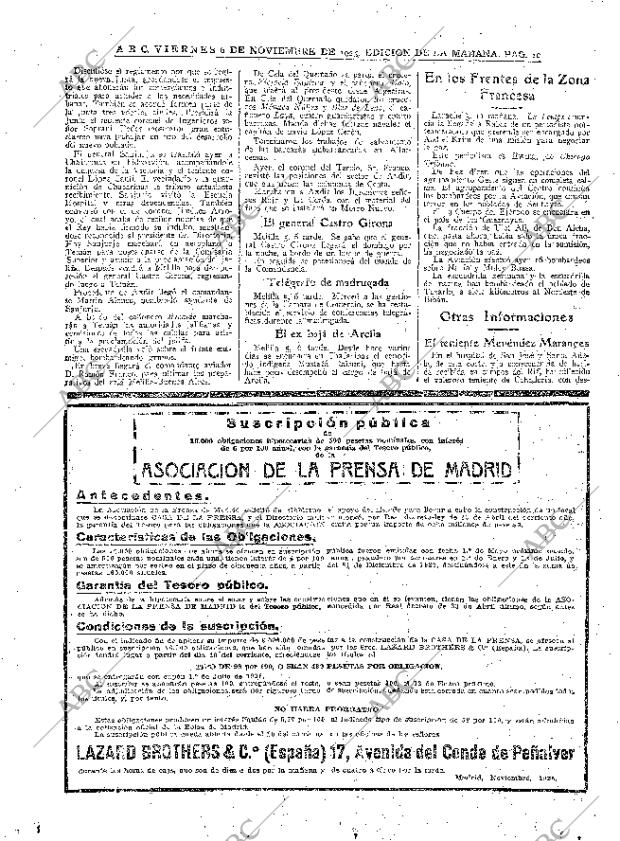 ABC MADRID 06-11-1925 página 10