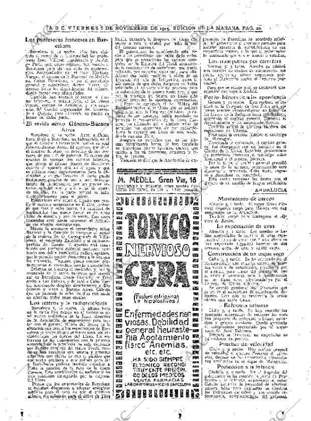 ABC MADRID 06-11-1925 página 20