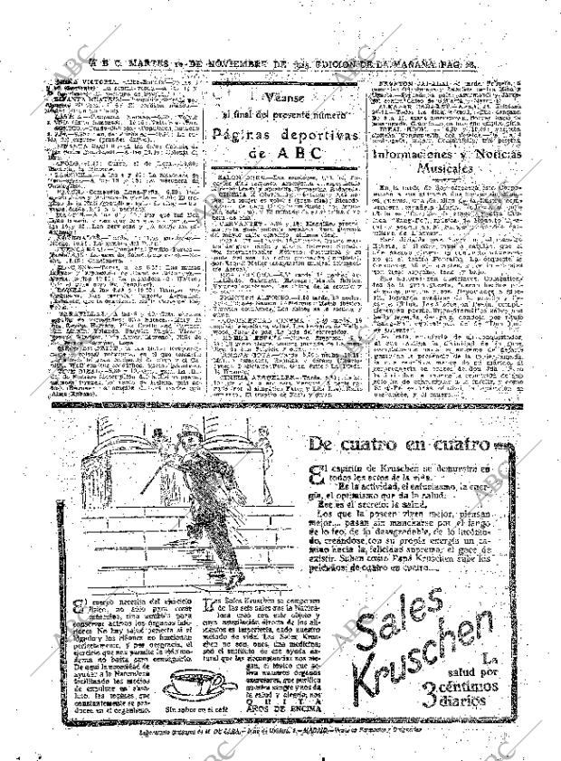 ABC MADRID 10-11-1925 página 28