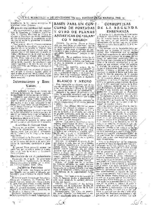 ABC MADRID 11-11-1925 página 11