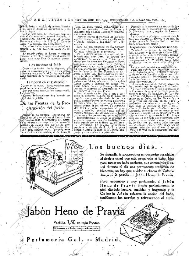 ABC MADRID 12-11-1925 página 10