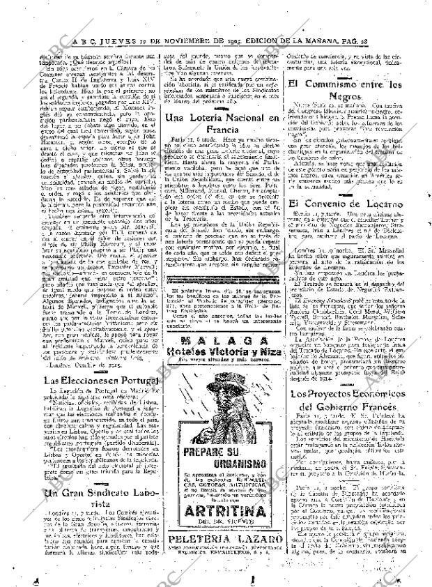 ABC MADRID 12-11-1925 página 28