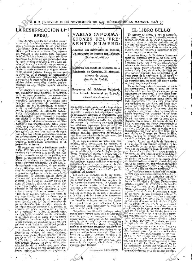 ABC MADRID 12-11-1925 página 7
