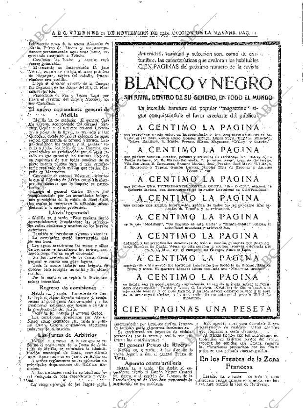 ABC MADRID 13-11-1925 página 11