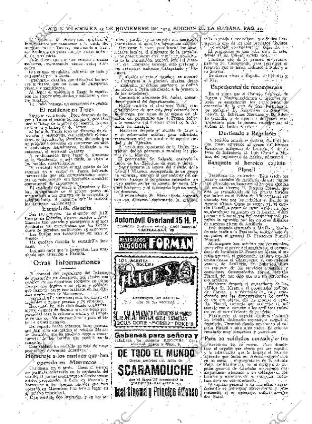 ABC MADRID 13-11-1925 página 12