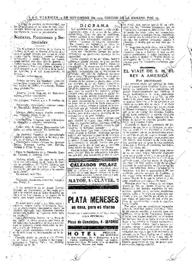 ABC MADRID 13-11-1925 página 15