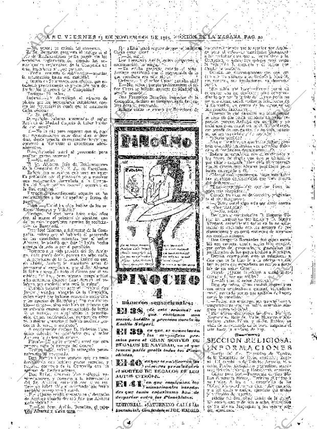 ABC MADRID 13-11-1925 página 20