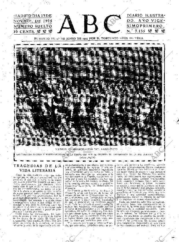 ABC MADRID 13-11-1925 página 3