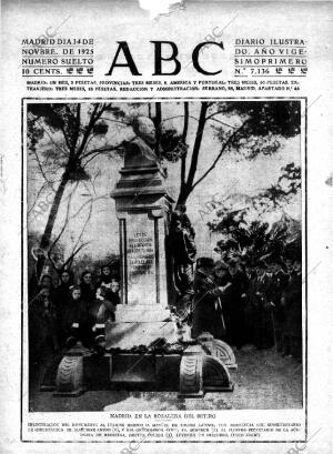 ABC MADRID 14-11-1925 página 1