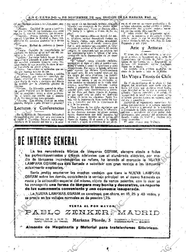 ABC MADRID 14-11-1925 página 14