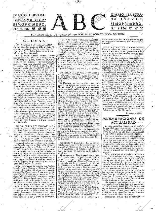 ABC MADRID 14-11-1925 página 3