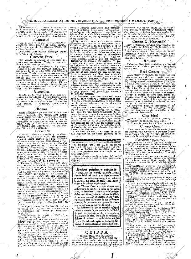 ABC MADRID 14-11-1925 página 30