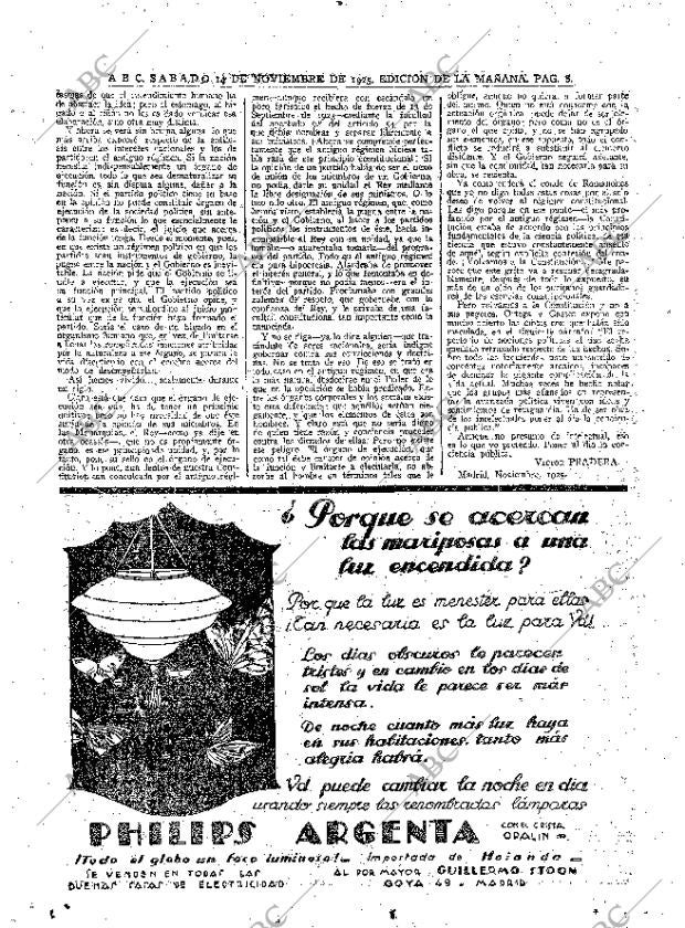 ABC MADRID 14-11-1925 página 8
