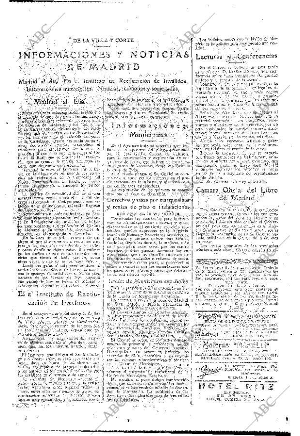 ABC MADRID 15-11-1925 página 21