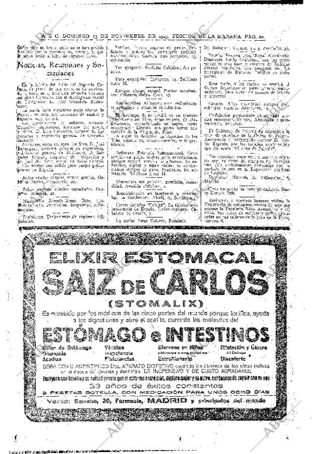 ABC MADRID 15-11-1925 página 22