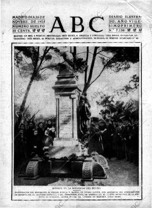 ABC MADRID 16-11-1925 página 1