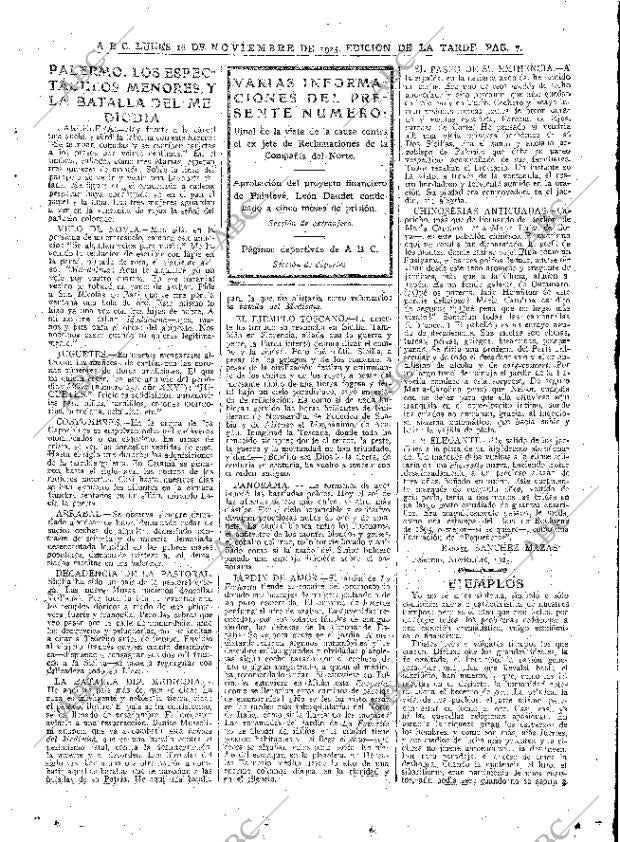 ABC MADRID 16-11-1925 página 7