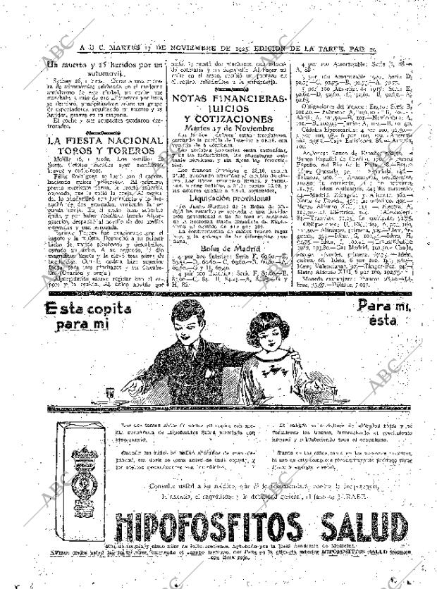 ABC MADRID 17-11-1925 página 20