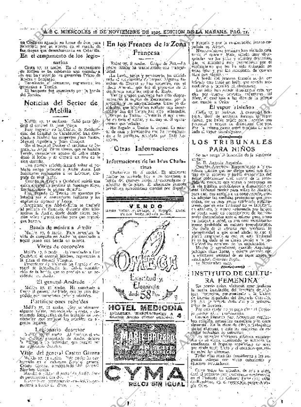 ABC MADRID 18-11-1925 página 11
