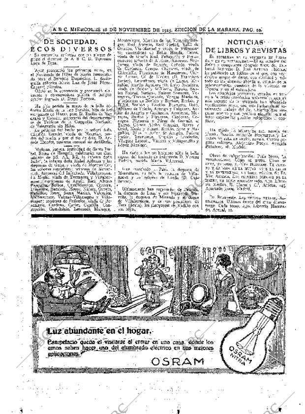 ABC MADRID 18-11-1925 página 20