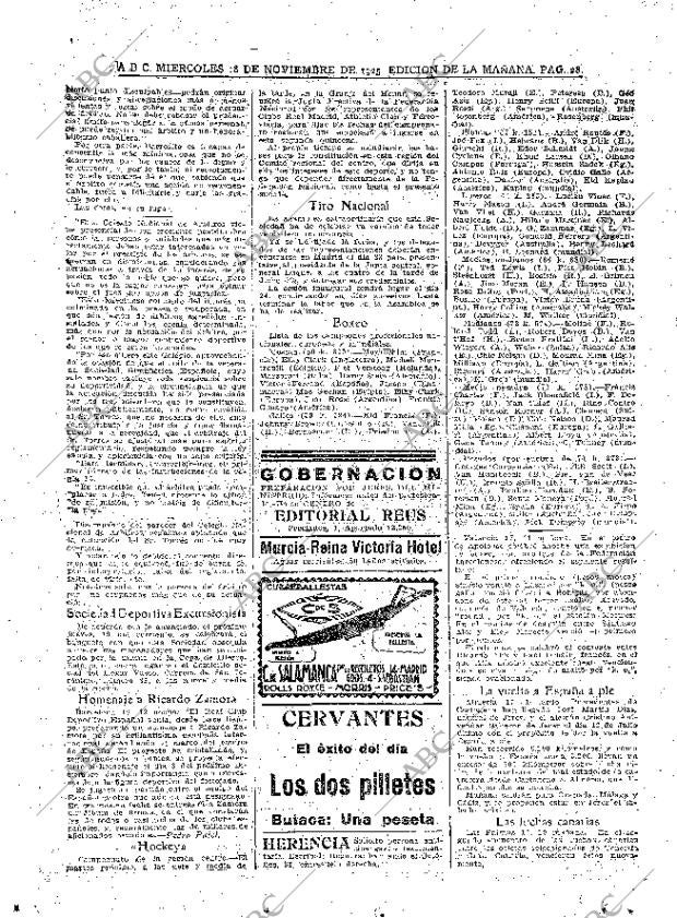 ABC MADRID 18-11-1925 página 28