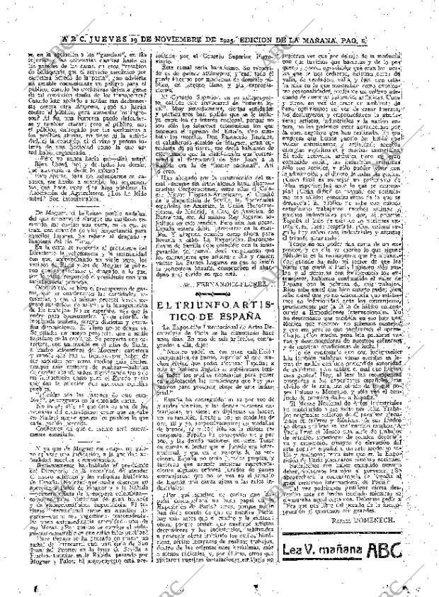ABC MADRID 19-11-1925 página 8