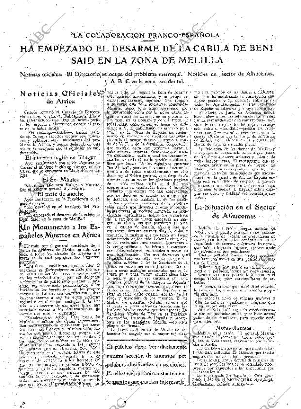 ABC MADRID 19-11-1925 página 9