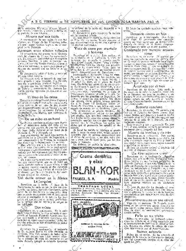 ABC MADRID 20-11-1925 página 18