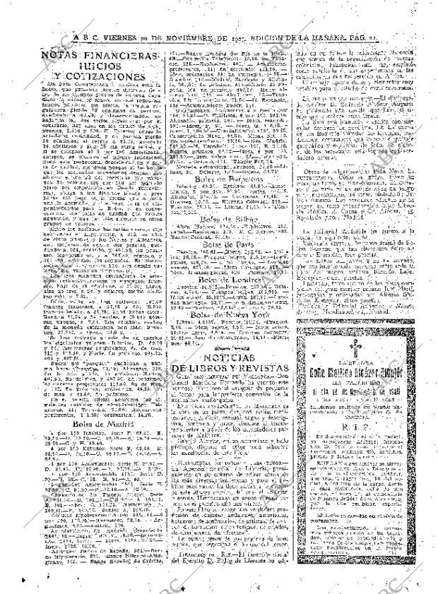 ABC MADRID 20-11-1925 página 22