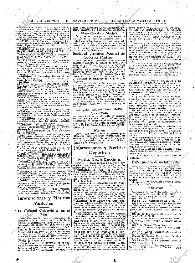 ABC MADRID 20-11-1925 página 28