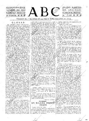 ABC MADRID 20-11-1925 página 3