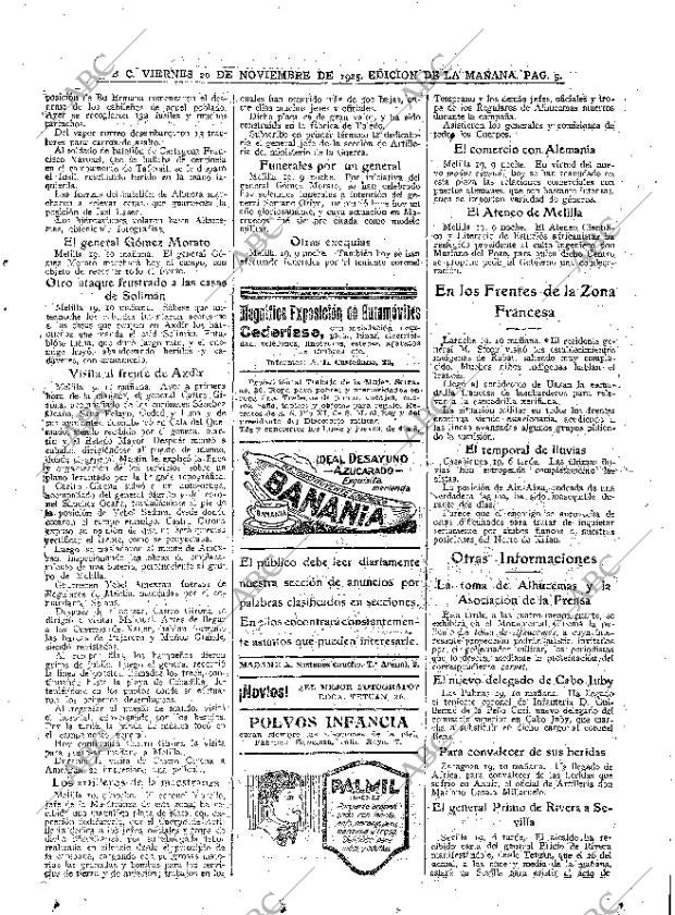 ABC MADRID 20-11-1925 página 9