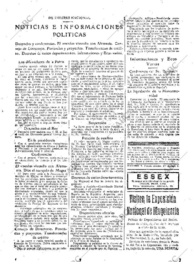 ABC MADRID 21-11-1925 página 19