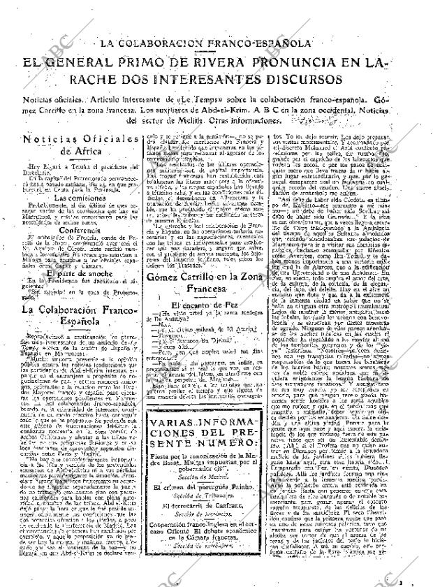 ABC MADRID 21-11-1925 página 9