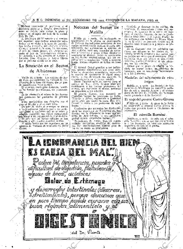 ABC MADRID 22-11-1925 página 18