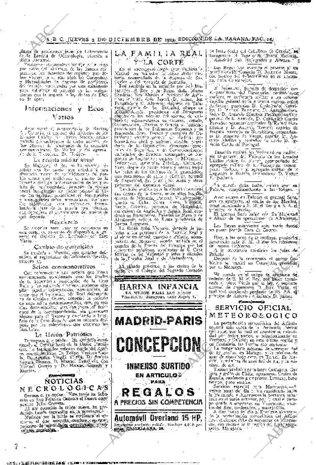 ABC MADRID 03-12-1925 página 14