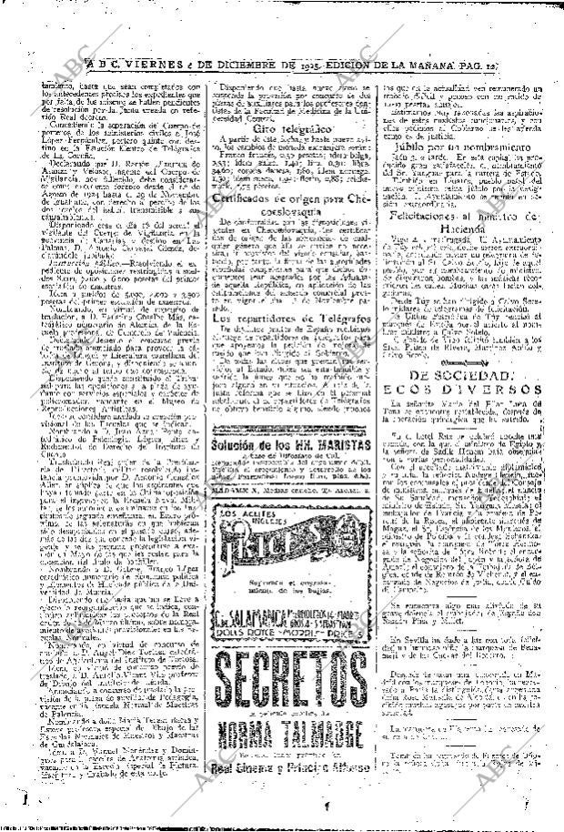 ABC MADRID 04-12-1925 página 12