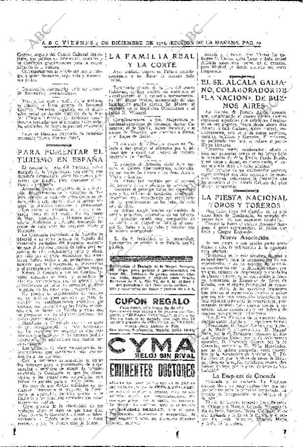 ABC MADRID 04-12-1925 página 20
