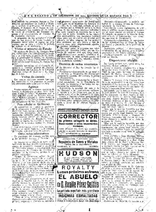ABC MADRID 05-12-1925 página 8