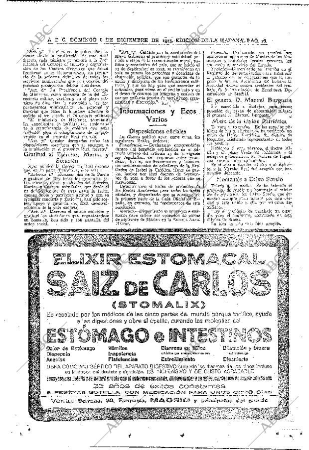 ABC MADRID 06-12-1925 página 16