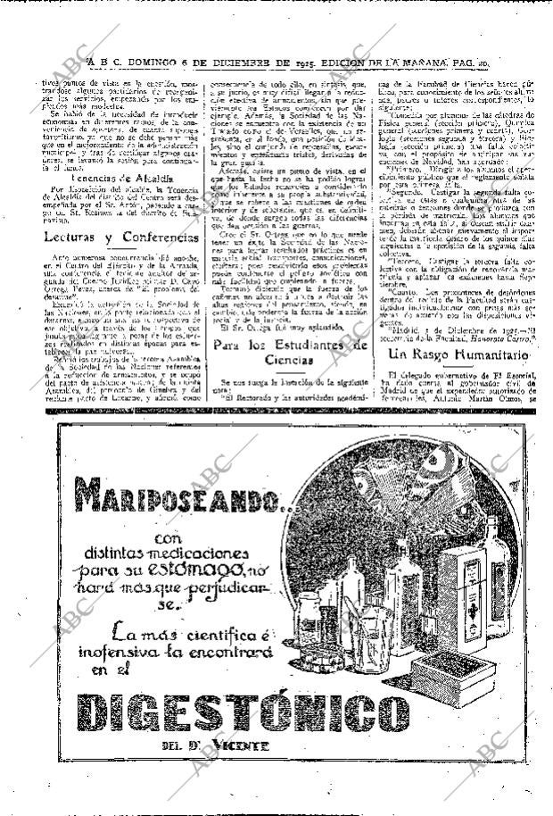 ABC MADRID 06-12-1925 página 20