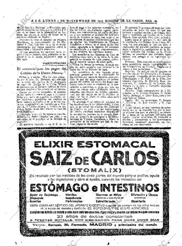 ABC MADRID 07-12-1925 página 16